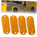 Led Trailer Marker Lights, Side Oval Arrow Yellow. Fixed Price $29.59.