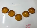 5 Vintage Do Ray 1236 Amber Glass Lens Old Truck Cab Trailer Marker Fender Light. Fixed Price $149.95.