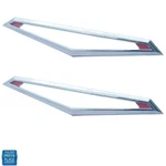 1969 Pontiac Gto Rear Quarter Side Marker Lens Chrome Bezels Pair. Fixed Price $29.99.