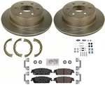 Performance Carbon Brake Disc Rotors Pads Park Shoes Fits Silverado 1500 2014-18. Fixed Price $294.00.