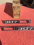 1969 Chevrolet Chevelle Malibu 307 Nos Front Fender Side Marker Emblem Trim Pair. Fixed Price $110.00.