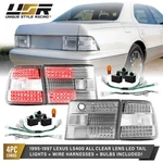 All Clear Red Led Tail Lights 4PCS (l+r) For 1995-1997 Lexus LS400 UCF20. Fixed Price $449.95.