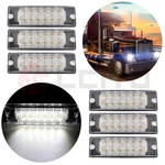 6X Led 8" White Side Marker Turn Light For Pickup Truck Lorry Boat Van. Fixed Price $28.99.