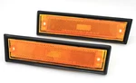 New Front Side Marker Lights W/black Trim 81-87 Gm C/k Truck Corner Lamp Pair. Fixed Price $31.99.