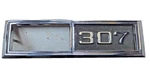1968-1969 Chevy Ii Nova: Nos Rh Front Side Marker Light Bezel With 307 Emblem. Fixed Price $49.95.