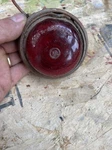 Vintage Kd Lamp Co 539 Sema Approved Red Glass Lens & Housing Wow Nice. Fixed Price $59.99.