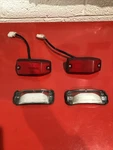 1979-83 Nissan Datsun 280ZX Left & Right License Plate Light Covers Pair. Fixed Price $99.98.