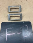 1968 Camaro Nova Side Marker Light Signal Bezels Pair Front Rear Parking. Fixed Price $29.99.