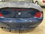 06-08 Bmw Z4 3.0L Rear Bumper Cover Monaco Blue Paint A35. Fixed Price $200.00.