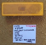 1982-86 Olds Firenza/pontiac Sunbird Front Side Marker Lamp Nos 915639. Fixed Price $22.95.