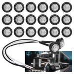 (pack Of 20) 3/4 Inch Mount White Led Clearance Bullet Marker, Free Shipping. Fixed Price $24.99.