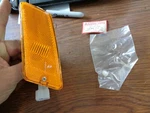 1979 Mitsubishi Mirage Rh Front Side Marker Light, Nos, Part # MB185566 Inv 8168. Fixed Price $28.95.