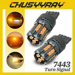 2X 7443 7440 Led Turn Signal Light Bulb Amber For 2014-2020 Chevy Silverado 1500. Fixed Price $14.99.