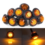 10 50X Round Amber Led Signal Trailer Clearance Side Marker For Truck. Fixed Price $11.39.