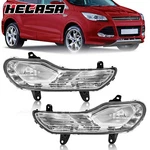 Hecasa Clear Fog Light Bumper Lamps Left+right Side Ford Escape Kuga 2013-16. Fixed Price $48.95.