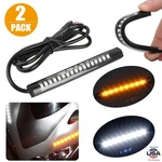 Motorcycle Turn Signal Led Dual-color Flash Daytime Running Light. Fixed Price $10.99.