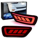 Dark Red Lens Full Led Rear Bumper Reflector Lights For Jeep WK2 Grand Cherokee. Fixed Price $44.09.