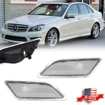 2PCS Euro Clear Lens Front Side Marker Lights For 12-14 Mercedes W204 C250 C300. Fixed Price $18.99.
