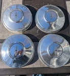 Vintage Nos 70S-80S Oldsmobile 442 Cutlass Dog Dish Poverty Hubcaps Wheel Covers. Fixed Price $225.00.