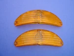 1955 Chevrolet Bel 210 150 Parking Light LENS-GUIDE-AMBER-PAIR-NEW-5945859. Fixed Price $15.99.