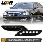 Smoke White Led Bumper Side Marker Light Lamp For 07-09 Mercedes W221 S550 S600. Fixed Price $39.95.