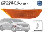 Side Marker Lights Fits 2018 - 2025 Odyssey Passenger With Bulb 33800THRA01. Fixed Price $18.86.