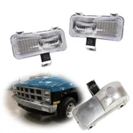Front Turn Signal Park Lamp Clear Lenses Lh Rh For 1981-1982 Chevy Silverado Gmc. Fixed Price $18.99.
