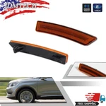 Amber For 2016-2018 Lincoln Mkx Front Bumper Fender Side Marker Light Reflectors. Fixed Price $19.99.