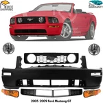 Front Bumper Paintable & Grille Assembly Kit 2005-2009 Ford Mustang Gt. Fixed Price $522.15.