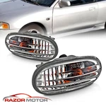 1997-2002 For Mitsubishi Mirage Ls/de 2/4DR Clear Rear Side Marker Lights Pair. Fixed Price $29.10.