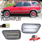 2X Clear Lens Rear Bumper White Led Strip Side Marker Light For 97-01 Honda Cr-v. Fixed Price $24.99.