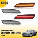 4X Front & Rear Bumper Side Marker Lights Clear For 2004-2008 Chrysler Crossfire. Fixed Price $24.69.