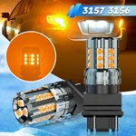 2X Chusyyray Yellow Amber 3157 4157 Led Dr Turn Signal Parking Light Corner Bulb. Fixed Price $14.99.