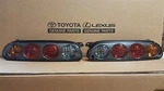 Toyota Supra 97-98 Style Mkiv Tail Lights Black Housings W/harness And Bulbs. Fixed Price $336.22.