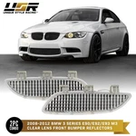 Clear Front Bumper Reflector Side Marker Lights For 2008-2012 Bmw E90 E92 E93 M3. Fixed Price $36.95.