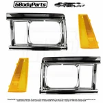 80*-81 Malibu Camino Headlight Bezel Trim Side Marker Lamp Set. Fixed Price $319.90.