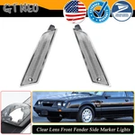 1979-1986 Ford Mustang Side Fender Marker Light Lamps Front Clear Lens 2PCS. Fixed Price $39.99.