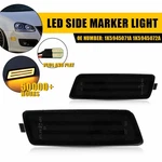 2X Smoked Led Amber Front Side Marker Lights For 2005-2010 Volkswagen MK5 Jetta. Fixed Price $20.89.