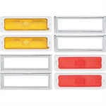 Oer N5028 1970-74 Nova Side Marker Lamp/bezel Kit Amber/red. Fixed Price $159.99.