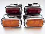 Datsun 510 120Y B210 240Z Side Marker Lights New Red Amber. Fixed Price $84.00.