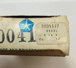 1968 Chrysler Front Side Marker Light Bezel And Lens Nos 3004127.. Fixed Price $75.00.
