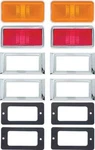 1969 Nova / Impala Side Marker Bezel Lamp Kit (amber Red). Fixed Price $88.90.