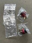 New Pair License Lamp Lens + Wiring For Triumph TR4A TR250 Spitfire - L&r. Fixed Price $55.00.