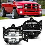 Led Fog Lights For Dodge Ram 1500 2002-08 / 2500 3500 2003-2009 Pickup Truck. Fixed Price $62.99.