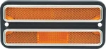 1968-72 Chevy/ Gmc Pickup, Jimmy Front Side Marker Lens Amber W/ Chrome New Dii. Fixed Price $18.86.