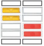 Oer Side Marker Lamp Light Bezel And Gasket Set 1970-1974 Chevrolet Nova. Fixed Price $174.98.