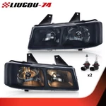 Headlights W/bulbs Fit For Chevy Express 1500 2500 3500 2003-2023 Smoke Black. Fixed Price $108.37.