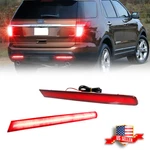 2PCS Sides Led Bumper Reflectors Rear Fog Lights Kit 2011-2015 Ford Explorer. Fixed Price $23.99.
