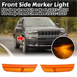 2XLED Front Bumper Side Marker Light For 2021 2022 2023 2024 Jeep Grand Cherokee. Fixed Price $27.49.