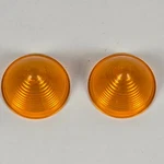 Signal Stat Sae-p 10M Dome Plastic Amber Lens Marker Light Vintage Lot 2. Fixed Price $9.99.